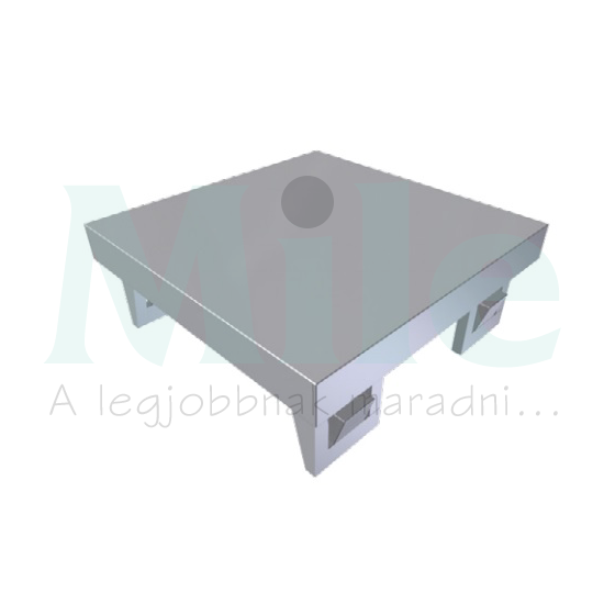 Padlódoboz vakmodul Mosaic 45x45xmm fehér 9010  IDM2 B/45A Electraplan